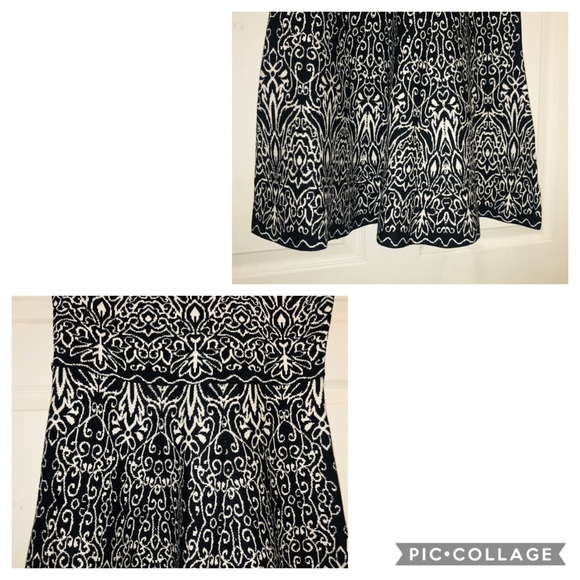 🖤Black white women short sleeve winter warm dress - Picture 6 of 8